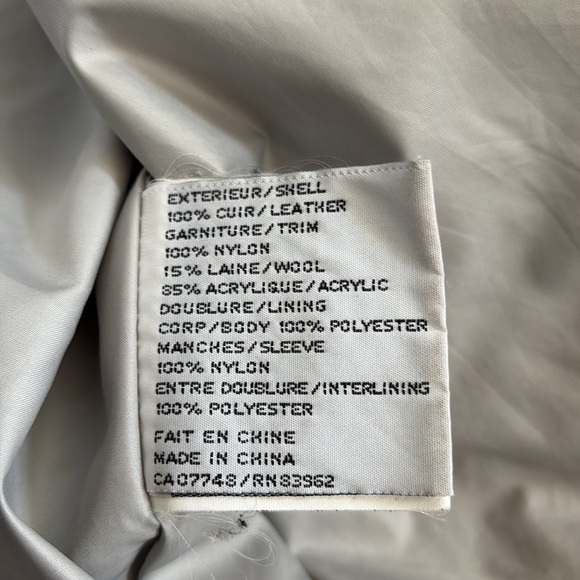 Vintage Leather Modango Sport Black Leather/Fabric Bomber Jacket size L. - Picture 14 of 16